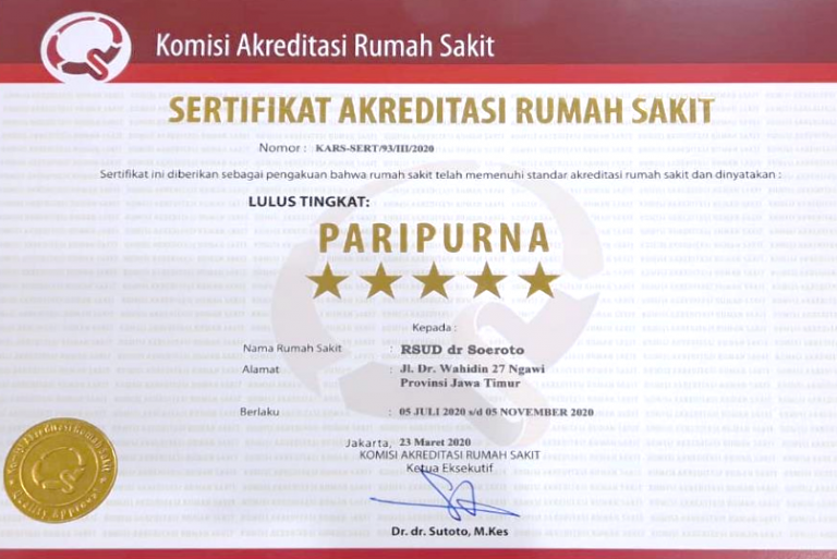 Terakreditasi KARS Terakreditasi KARS