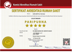 akreditasi RS sampai 05 juli 2022