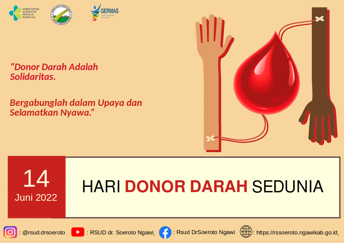Peringatan Hari Donor Darah Sedunia Tahun 2022