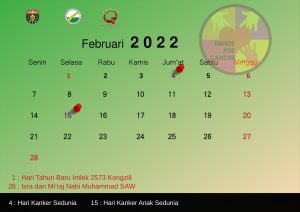 Kalender Kesehatan Bulan Februari 2022