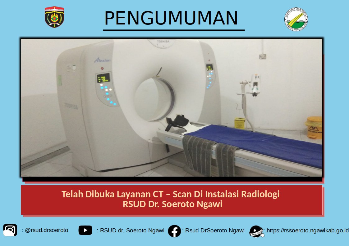 Layanan CT-SCAN Di Instalasi Radiologi Kembali Beroperasi