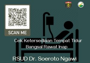 Cek ketersediaan tempat tidur di bangsal rawat inap