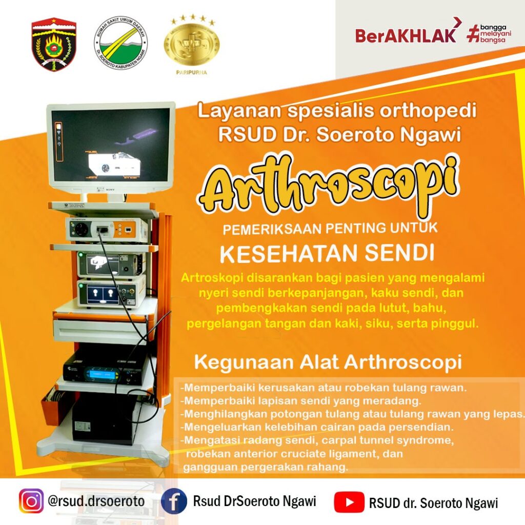 Layanan Unggulan Arthroscopy Di Poli Spesialis Orthopedi