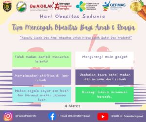 Memperingati Hari Obesitas Sedunia Tahun 2023