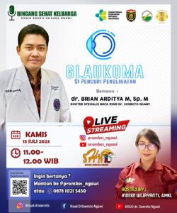 Acara Radio Bincang Sehat Keluarga Dengan Narasumber dr. Brian Arditya Mahendra, Sp. M