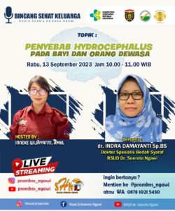 Acara Radio Bincang Sehat Keluarga Dengan Narasumber dr. Indra Damayanti, Sp.BS