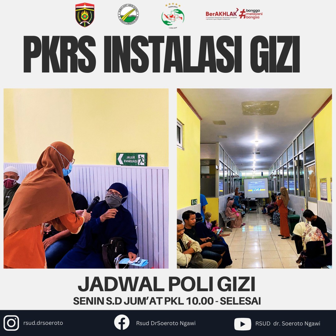 Kegiatan PKRS Instalasi Gizi Dengan Topik Bahasan 'Pengenalan Stunting Pada Balita Dan Anak-Anak'