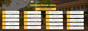 Daftar poliklinik-poliklinik rawat jalan tahun 2024