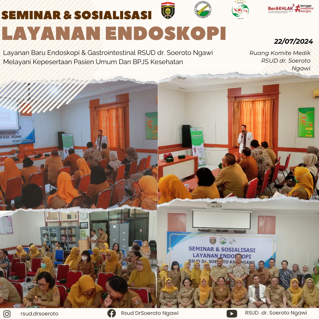 Kegiatan Seminar Dan Sosialisasi Layanan Baru Poli Endoskopi 