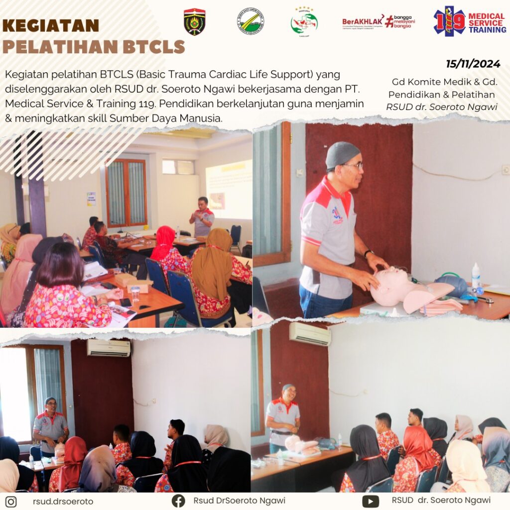 Pelatihan BTCLS dengan PT. Medical Service & Training 119