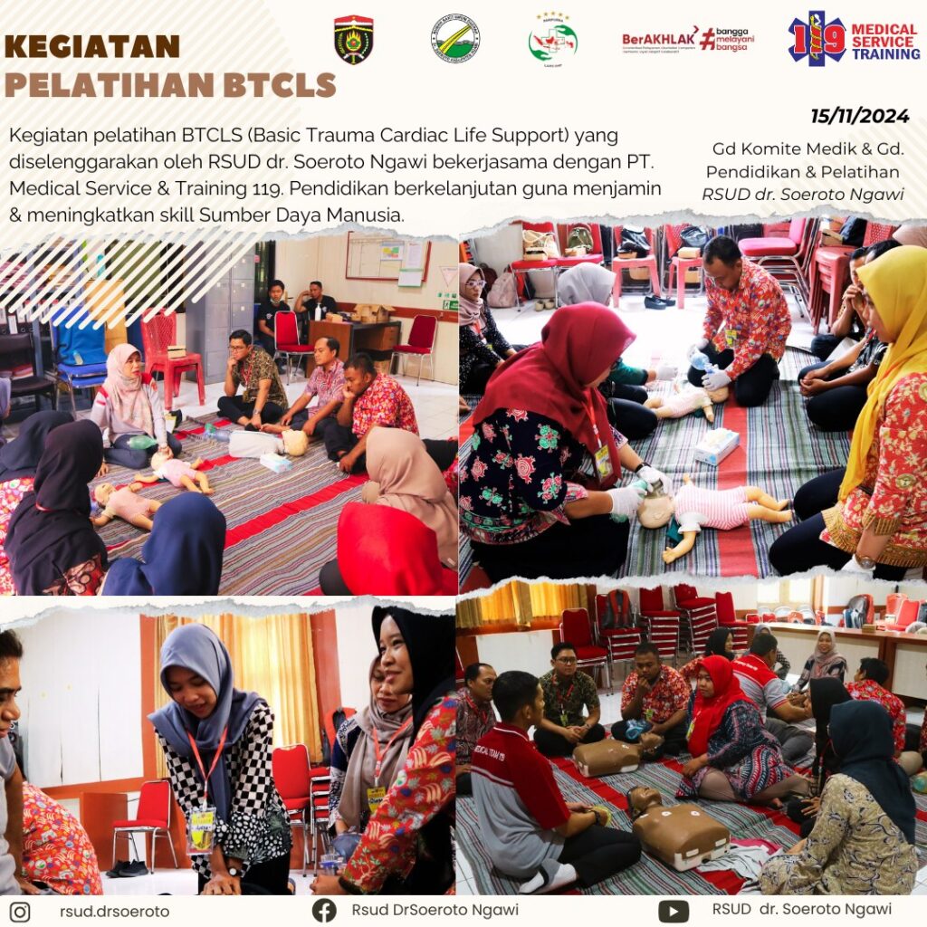 Pelatihan BTCLS dengan PT. Medical Service & Training 119