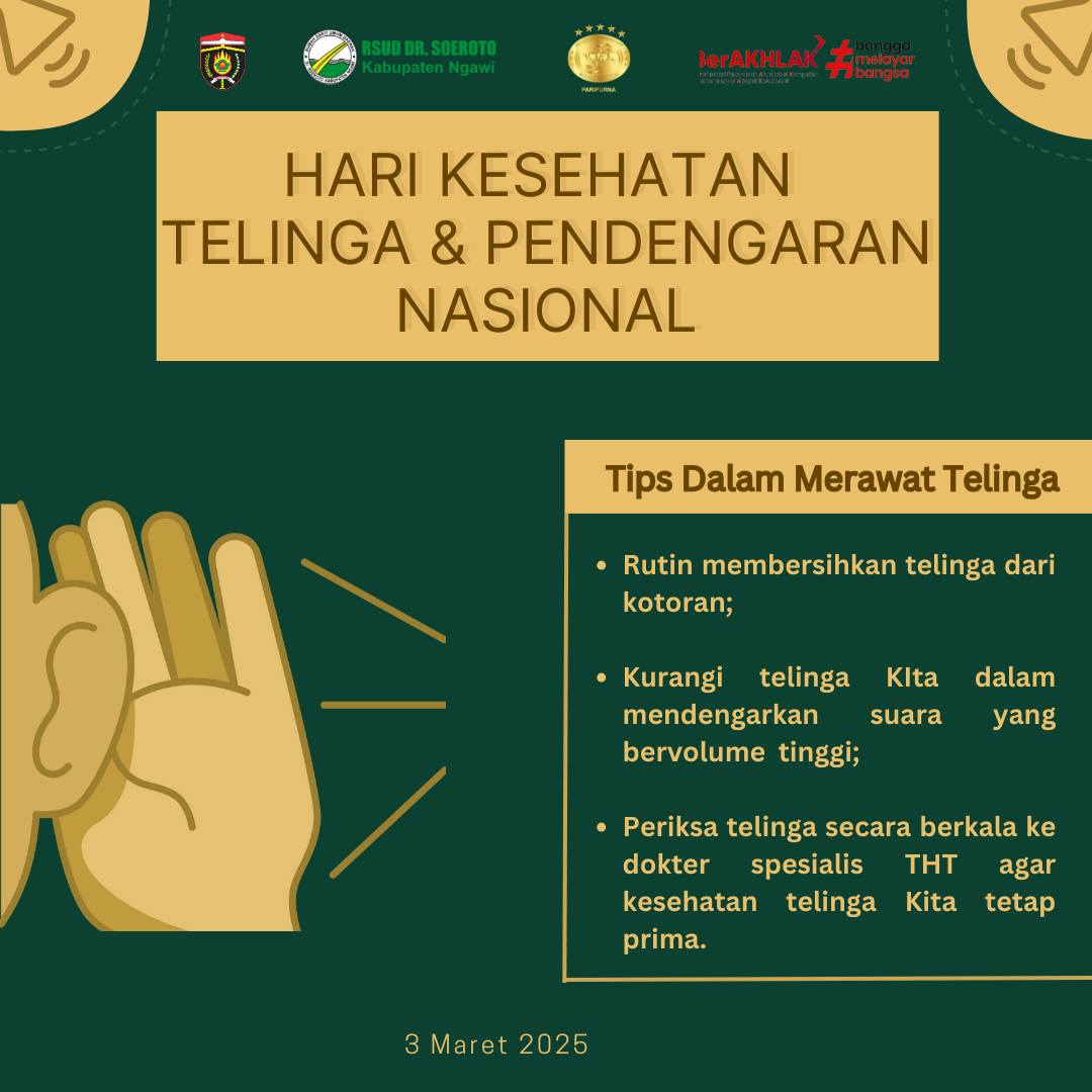 Peringatan Hari Kesehatan Telinga dan Pendengaran Nasional Tahun 2025