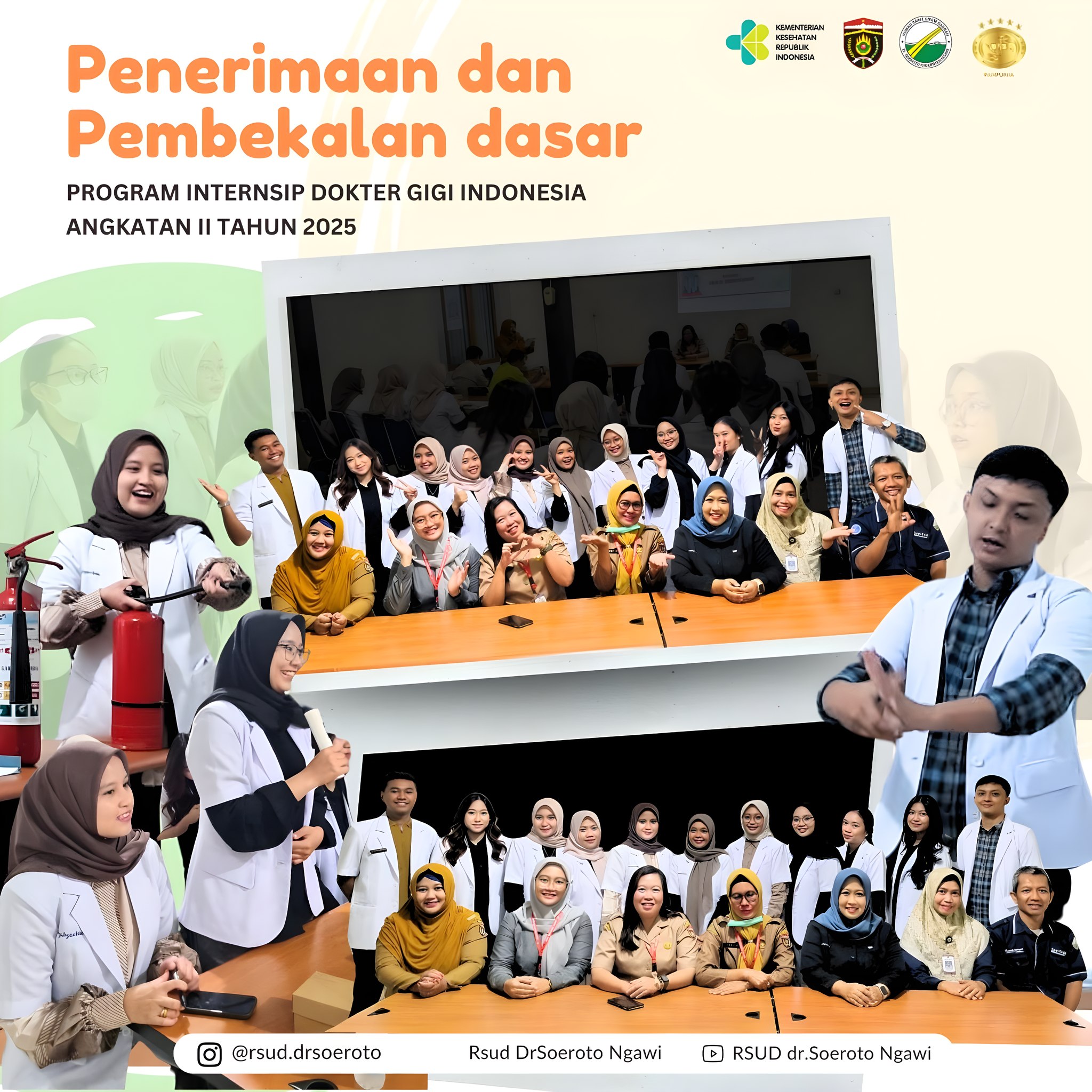 Kegiatan Penerimaan Peserta Program Internship Dokter Gigi Indonesia (PIDGI) Gelombang II Periode Tahun 2025